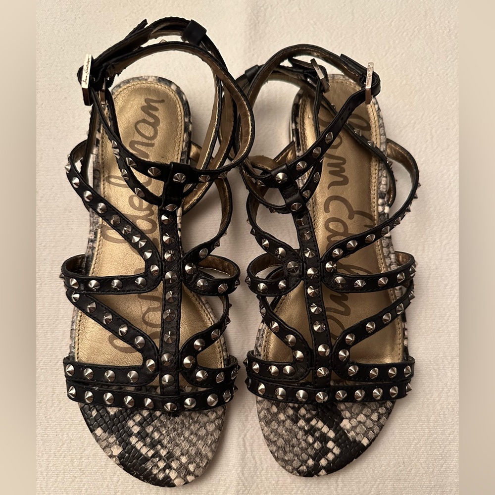 Sam Edelman Demi Studded Black Sandals